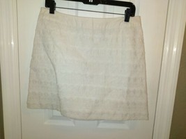 Lilly Pulitzer White Eyelet Lace  Skirt  Sz 8 - £34.95 GBP