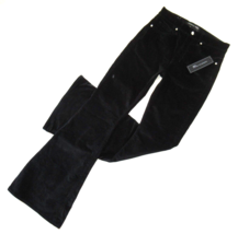 NWT Veronica Beard Sheridan Exaggerated Flare in Black Stretch Velvet Pants 31 - £93.32 GBP
