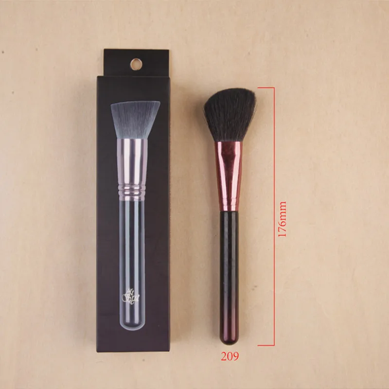 Iquid cream foundation makeup brush synthetic hair rose gold aluminum ferrule cosmetics thumb200