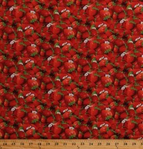 Cotton Strawberries Strawberry Fruits Berry Good Fabric Print by Yard D650.07 - £23.97 GBP