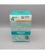 Leggs Everyday Regular Sheer Toe Suntan Size Q - 4 Pair Pantyhose New In... - $26.34 CAD