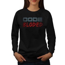 Wellcoda Programmer Code Blood Womens Sweatshirt, Funny Casual Pullover Jumper - £23.10 GBP+