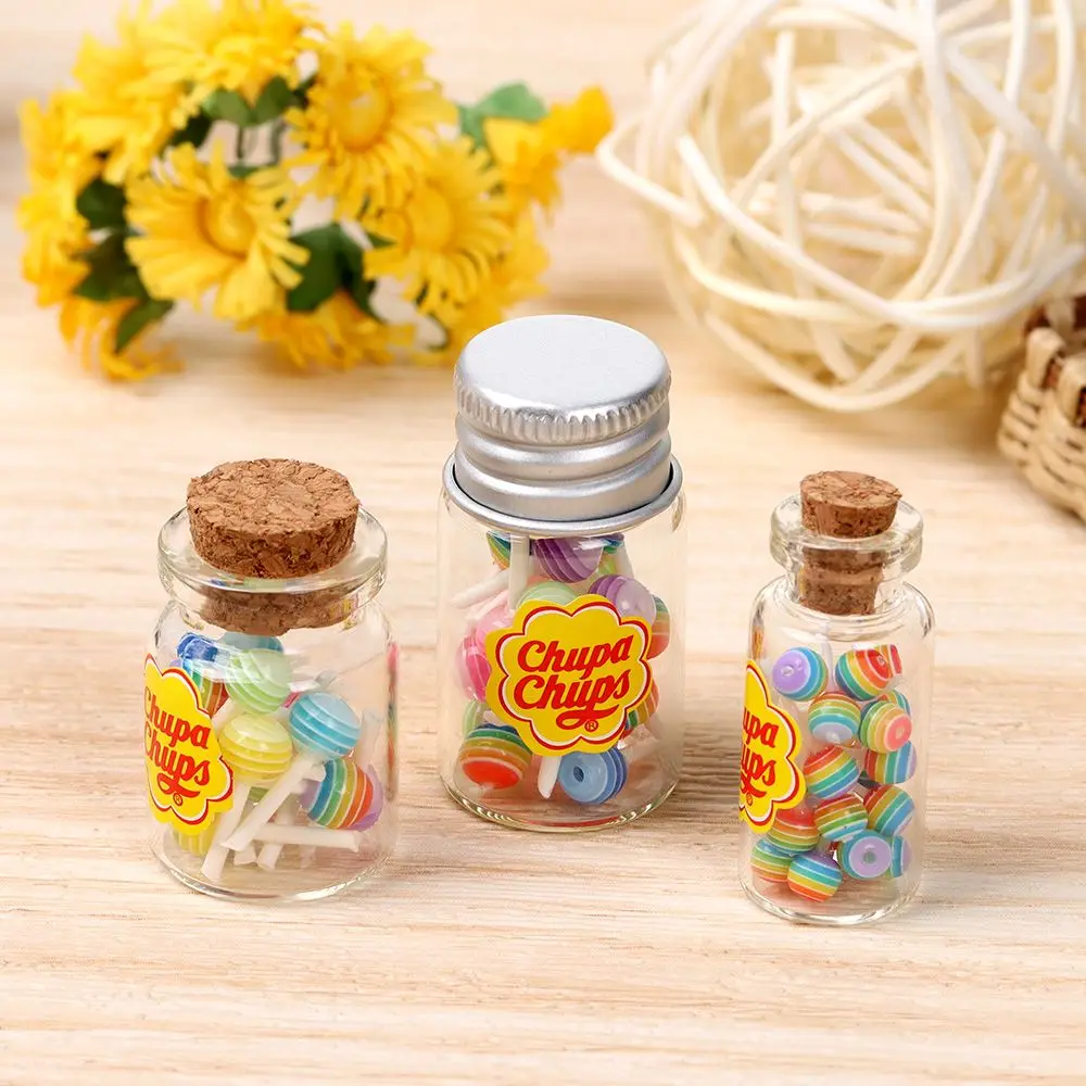 1/12 Scale Miniature Food Simulation Mini Lollipops With Case Holder Candy For - £6.44 GBP+