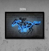 Mustang Neon Portrait | LED Neon Sign, Custom Neon, Home Decor, Gift Neo... - $40.00+
