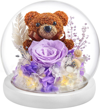 Mother&#39;s Day Gifts for Mom from Daughter Son, Forever Flower Preserved Roses Mos - £38.85 GBP