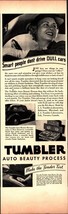 1937 Tumbler Auto Beauty Process Smart People Drive Cars Vintage Print A... - $24.11