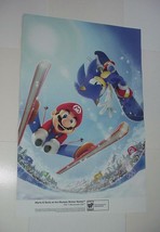 Mario &amp; Sonic at the Olympic Winter Games Poster NDS Wii Sega the Hedgehog Movie - £47.84 GBP