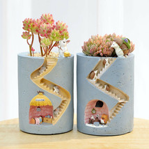 Creative Animal Resin Flowerpot  Decorative Desktop Ornament Succulents Planter - £23.58 GBP