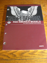 2021 Harley-Davidson Pan America 1250 RA1250 Parts Catalog NEW - $107.91