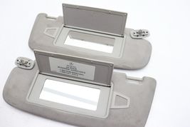 07-13 MERCEDES-BENZ W221 S550 SUN VISORS LEFT & RIGHT PAIR GRAY E2925 image 6