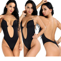 Nahtlose Damen Siamese Unterwäsche rückenfrei U Dekolleté-BH Body Suit Babydolls - £12.34 GBP+