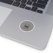 Round Water and Scratch-Resistant Premium Vinyl Stickers Perfect for Indoor and  - £7.28 GBP+