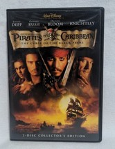 Pirates of the Caribbean: The Curse of the Black Pearl (DVD, 2003) - Very Good - $9.85