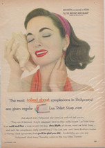 Vintage Cosmetic Ad 1953 Lux Toilet Soap Ann Blyth  Wall Art - Bath Decor - £3.19 GBP