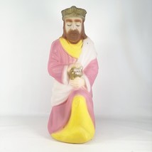 Vintage Empire Blow Mold Nativity Wiseman King 18” Kneeling Christmas - $100.00