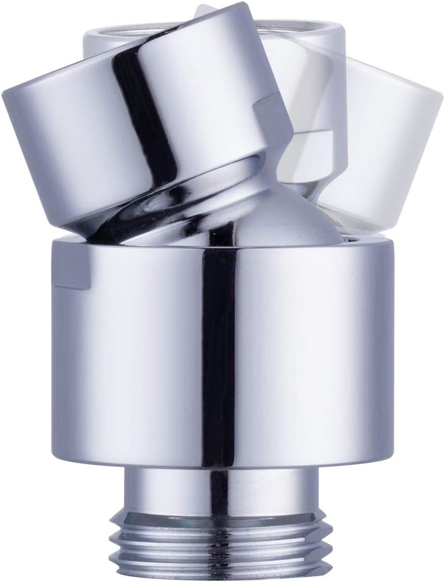 The Shower Arm Extension, Showerhead Connector, Polished Chrome, Solid B... - $31.92