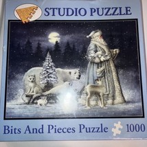 Bits and Pieces &quot;Arctic Santa&quot; 1000 Piece Jigsaw Puzzle New Sealed L.G. Dillon - £18.41 GBP