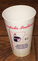 Indianapolis Indians 1982 Vintage American Assoc. Champions Plastic Cup - £5.26 GBP