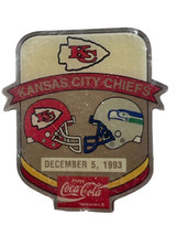 Kansas City Chiefs Seattle Seahawks 1993 Coca-Cola Dawn of a New Era #8 Pin - £8.98 GBP