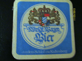 3 Vintage German Schloss Castle Kaltenberg Beer Mat Coaster King Konig Ludwig - £8.78 GBP
