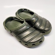 Crocs Classic Neo Puff Clogs Army Green Size Women 9/ Men 7 - $348.29 MXN