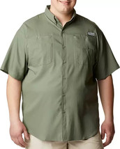 COLUMBIA TAMIAMI II MEN&#39;S SHORT SLEEVE SHIRT LT NEW FT7266-316 - $29.99