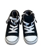 Converse All Star Gray/Black/Red high Top Kids Sneakers Sz 9 - $457.78 MXN