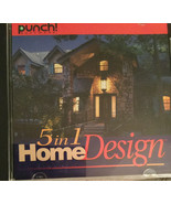 Punch Software 5 In 1 Home Design Windows 95 98 NT CD Rom - $12.93 CAD