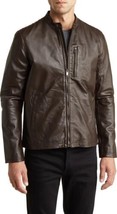 John Varvatos Leather Racer Jacket. Size Large. BNWT $698 - $279.61