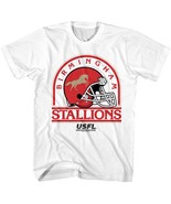 USFL Birmingham Stallions Helmet Men&#39;s T Shirt - £23.19 GBP+