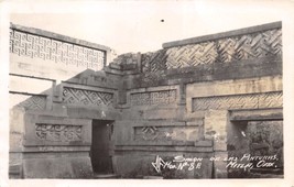 Mitla Oaxaca Mexico Salon De Las Pinturas~Mf Mod #8A Real Photo Postcard 1940s - £6.74 GBP