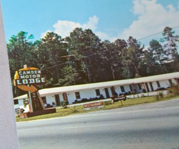 Circa 1969 Camden Motor Lodge Kingsland GA RPPC Real Picture Postcard unposted - $9.85