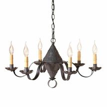 Concord Chandelier in Kettle Black Tin - Light image 2