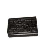 Lovcat Black | Gold Leather Wallet Heart Detail Ruffled - $25.00