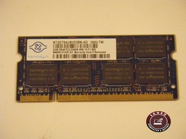 Dell Latitude E5400 Nanya 2GB 2Rx8 PC2-6400S-666 RAM NT2GT64U8HD0BN-AD - £5.97 GBP