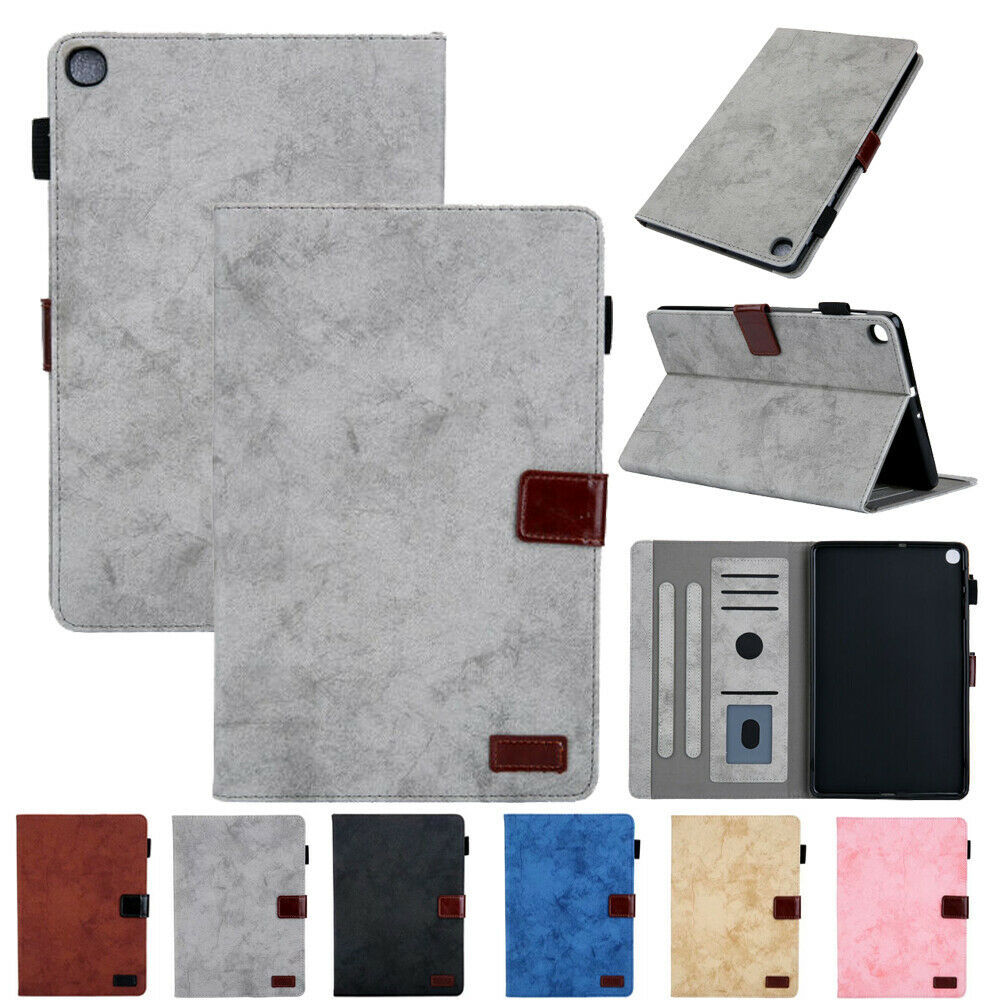 For Samsung SM-T290 P205 T510 T590 T720 Magnetic Leather canvas Flip Case Cover