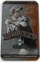 2001 Upper Deck Tiger Woods Collection Tin (25 Cards plus 3.5&quot; X 5&quot; Card) - £16.56 GBP