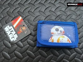 Star Wars BB-8 Kid’s Blue Trifold Wallet Disney 15A-STW - $39.59