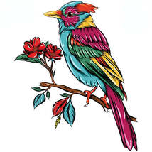 AnyGame Wooden Puzzles Rainbow Color Bird Jigsaw Chameleon Family Educational Gi - £18.41 GBP+