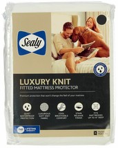 Sealy  Luxury Knit Fitted Queen Mattress Protector T4102843 - £43.58 GBP