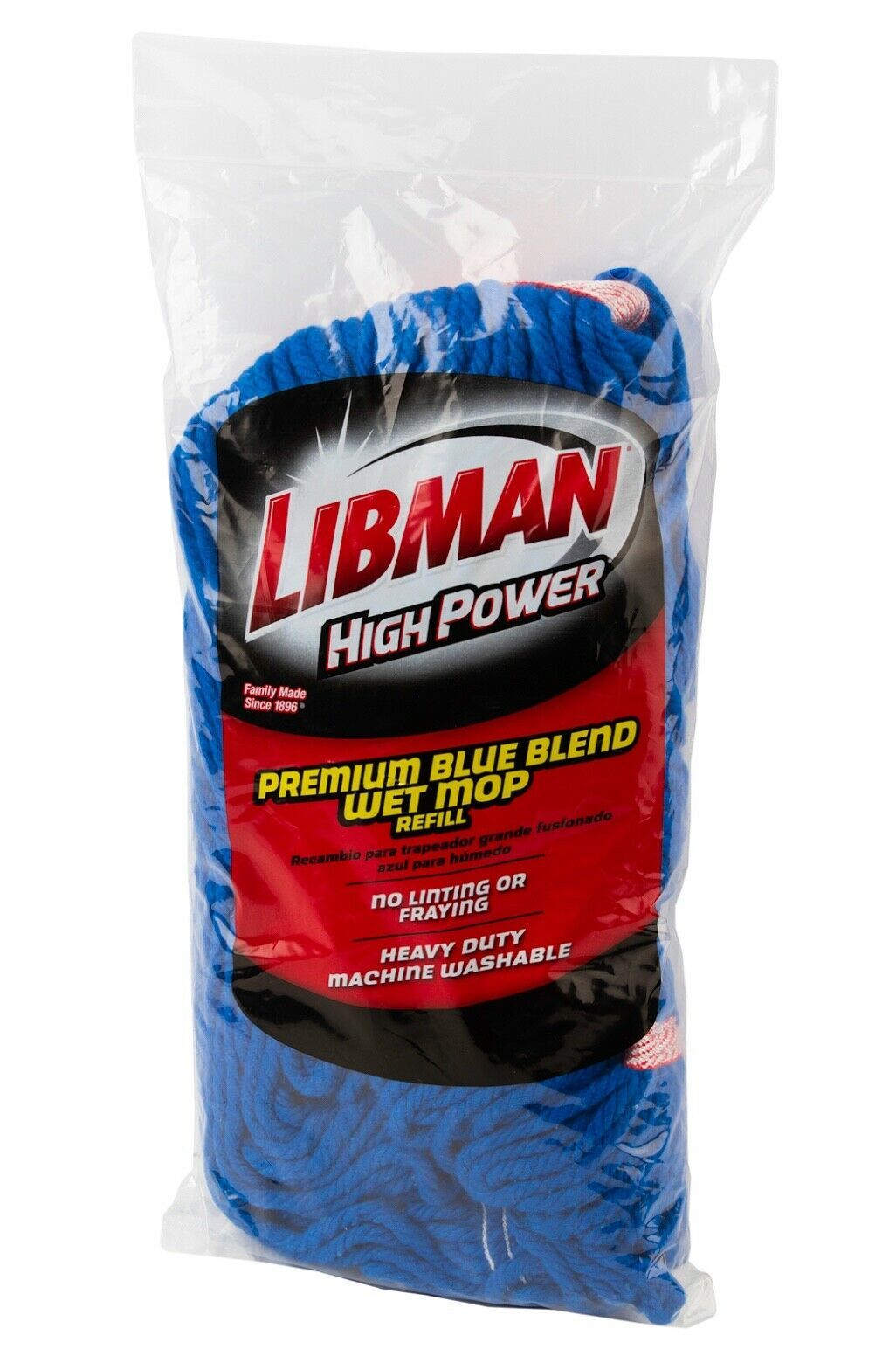 Libman Premium Large Mop Head Refill, Looped End, Cotton and Polyester Blend, 12 - $15.95