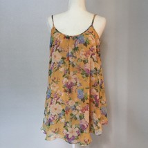 Urban Outfitters Pins and Needles Floral Chiffon Slip Dress Small - $29.99