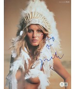 GISELE BUNDCHEN SIGNED LARGE BOOK PAGE PHOTO SUPERMODEL SEXY BECKETT BAS COA - $6,420.80 MXN