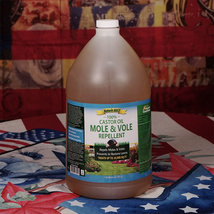 Nature&#39;s Mace 100% Castor Oil Mole &amp; Vole Repellent in 1 Gallon Size - $49.75
