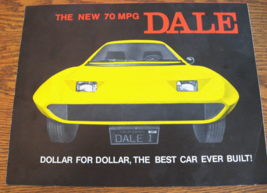 1974 Dale Automobile Brochure 20th Century Motor Car Fraud Liz Carmichae... - £115.99 GBP