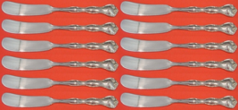 Rondo by Gorham Sterling Silver Butter Spreader flat handle Set 12 pieces 5 7/8" - $721.07 CAD
