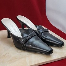 J.G Hook Black Backless Heels - Size 6 - $18.99
