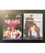 48 HRS. (WS) + The Pursuit of Happyness (FS)  DVD Lot Movies - $12.95