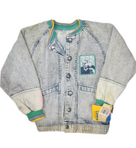 Vintage New Little Levis Denim Jacket Boys 7 Acid Wash Made in USA Jean ... - £22.70 GBP