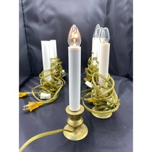 Vintage Single Electric Christmas Window Candles Lot of 8 Switch on cord heavy - £23.78 GBP